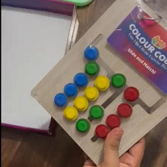 Colour Coder - Kids Montessori Slide Puzzle Game Color & Pattern Matching Learning Toys for Kids