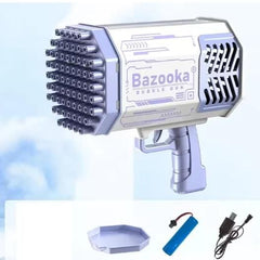 Bubble Gun Machine Kids Automatic Soap Based Bubble Blower