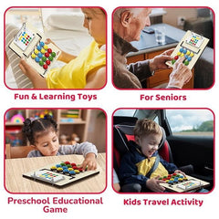 Colour Coder - Kids Montessori Slide Puzzle Game Color & Pattern Matching Learning Toys for Kids