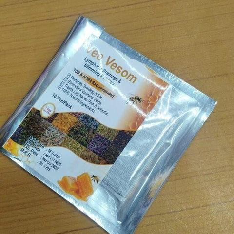 Vee Vesom Lymphatic Daiamage & Sliming Patches (10 Patches)