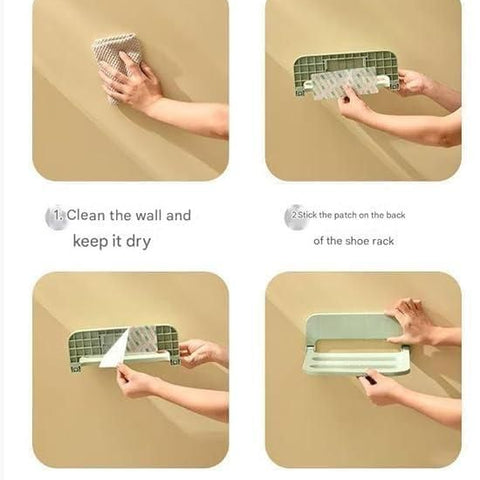 Plastic Wall Hanging Shoe Rack