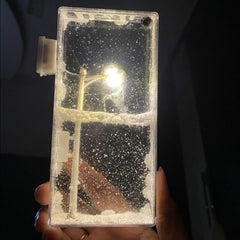 Snow Scene Light Street Lamp