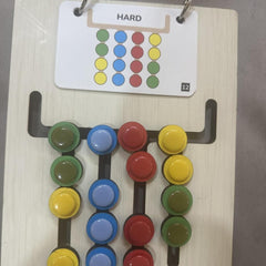 Colour Coder - Kids Montessori Slide Puzzle Game Color & Pattern Matching Learning Toys for Kids